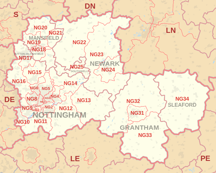 Nottingham Postcode - Tất Tần Tật Thông Tin Chi Tiết